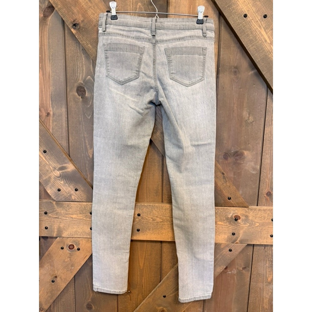 No Boundaries Skinny Jeans Women 5 Gray Good Stretch Light Wash Denim - Picture 2 of 5
